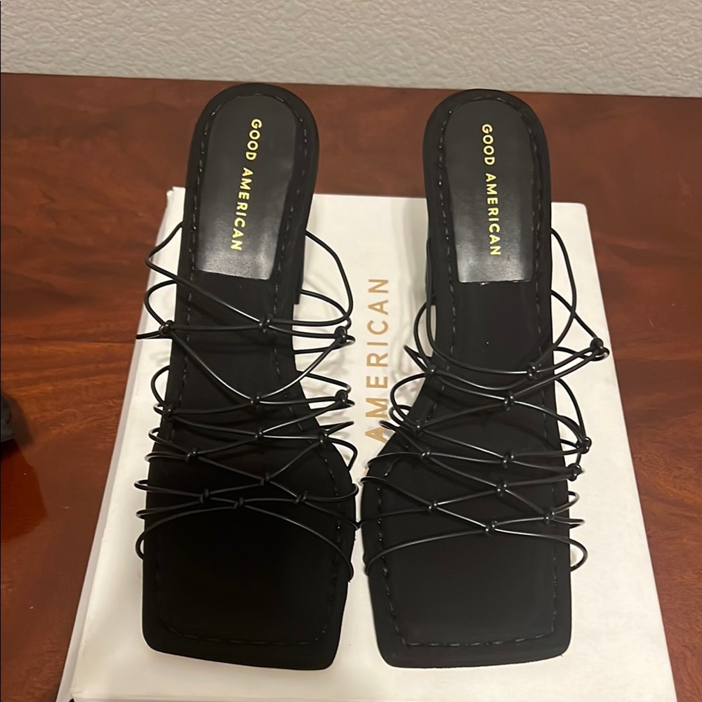 NWB Good American Black Women's Shoes (Price is Firm)
